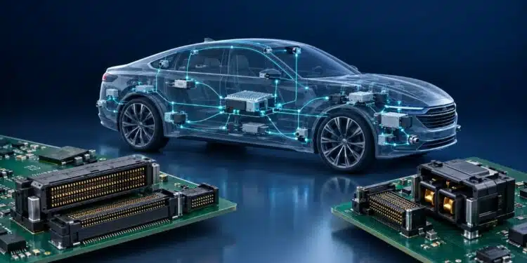 Samtec automotive interconnect technologies for software-defined vehicle electronics