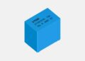 TDK B3272 series boxed DC-link film capacitors with radial leads for automotive and industrial power-electronics applications