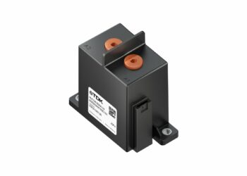 TDK HVC28 and HVC29 high-voltage DC contactors with black housings and main power terminals
